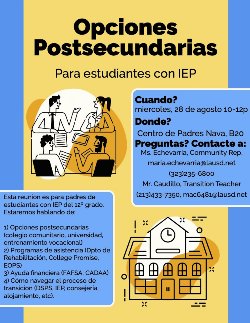 postsecondary options spanish